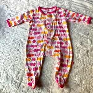Magnetic footie PJs Baby Girl, sleeper,